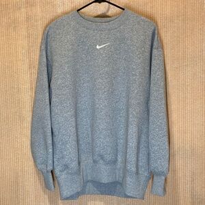 LNC Like New Condition | Nike Phoenix Oversized Crewneck Sweatshirt, S | Grey